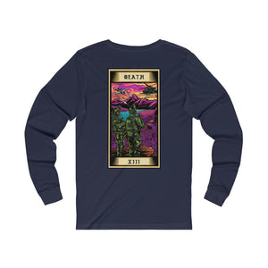 Death Tarot Card Long Sleeve