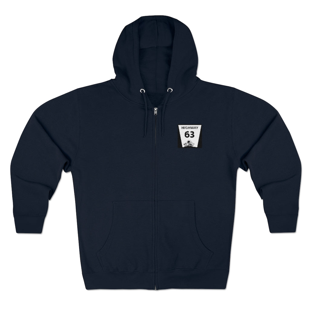 Highway 63 Zip Hoodie