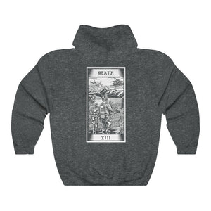 Death Tarot Card Pullover Hooide