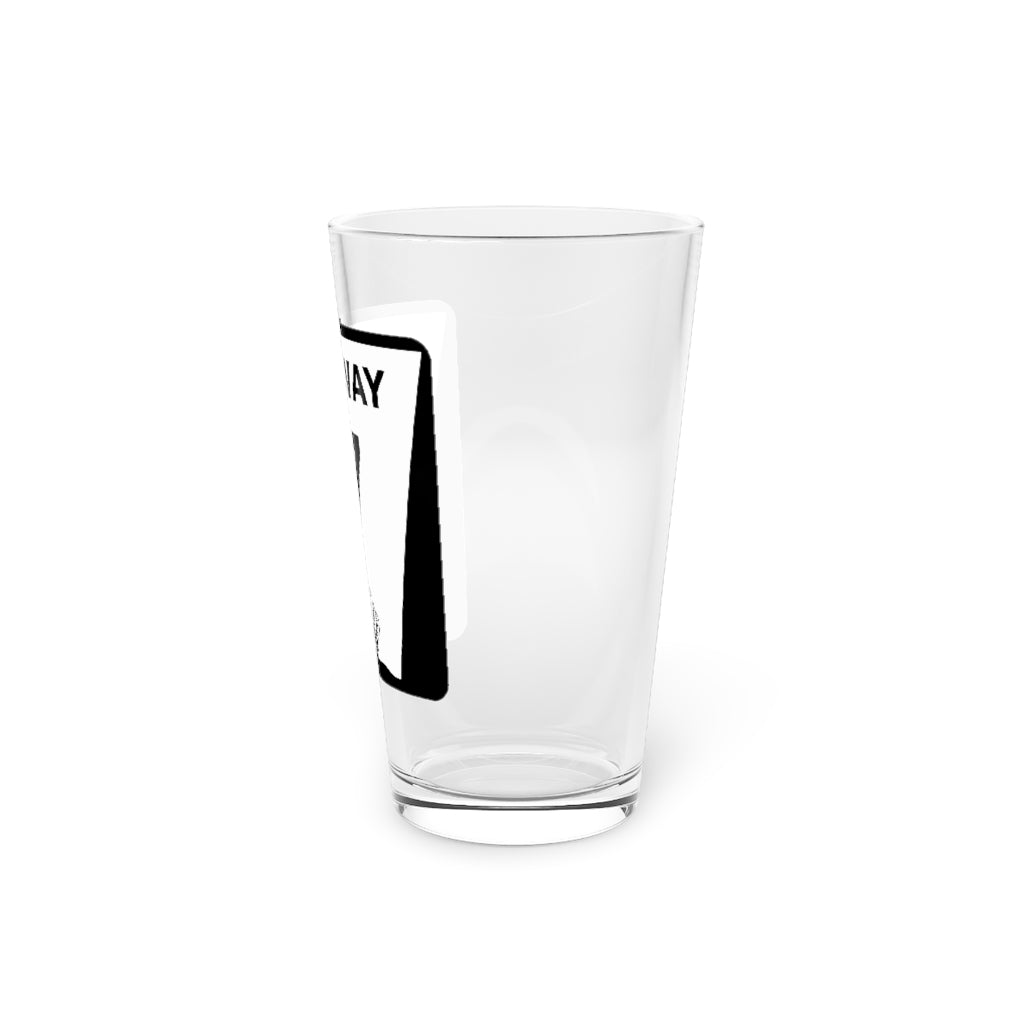 Highway 77 Pint Glass