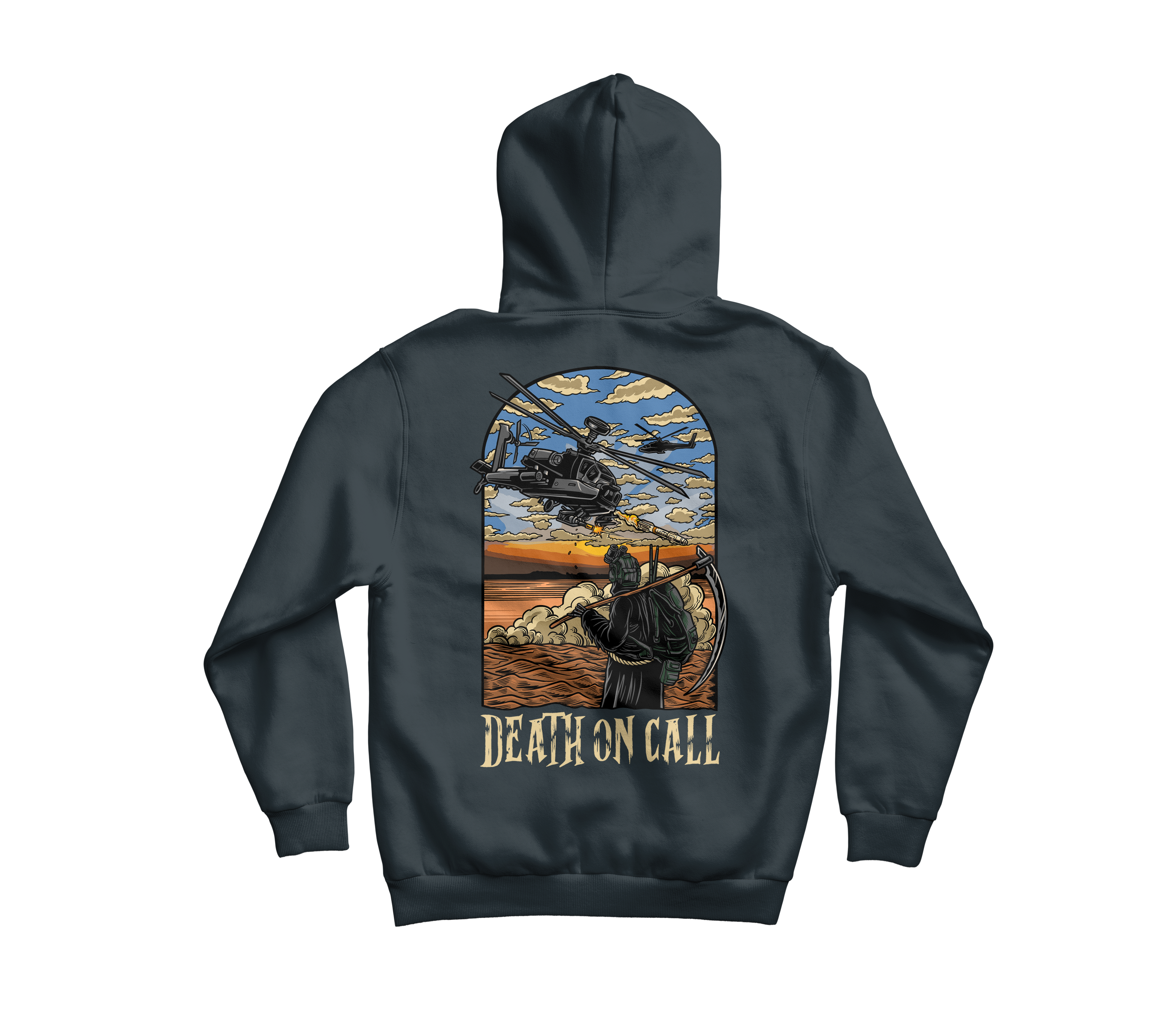 Death top pullover hoodie
