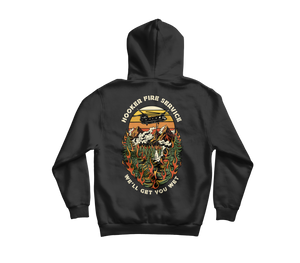 Hooker Fire Service Zip Hoodie