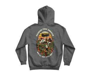 Hooker Fire Service Zip Hoodie