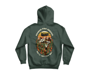 Hooker Fire Service Pullover Hoodie