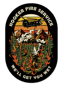 Hooker Fire Service Patch