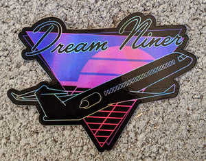 Dream Niner Holographic Sticker
