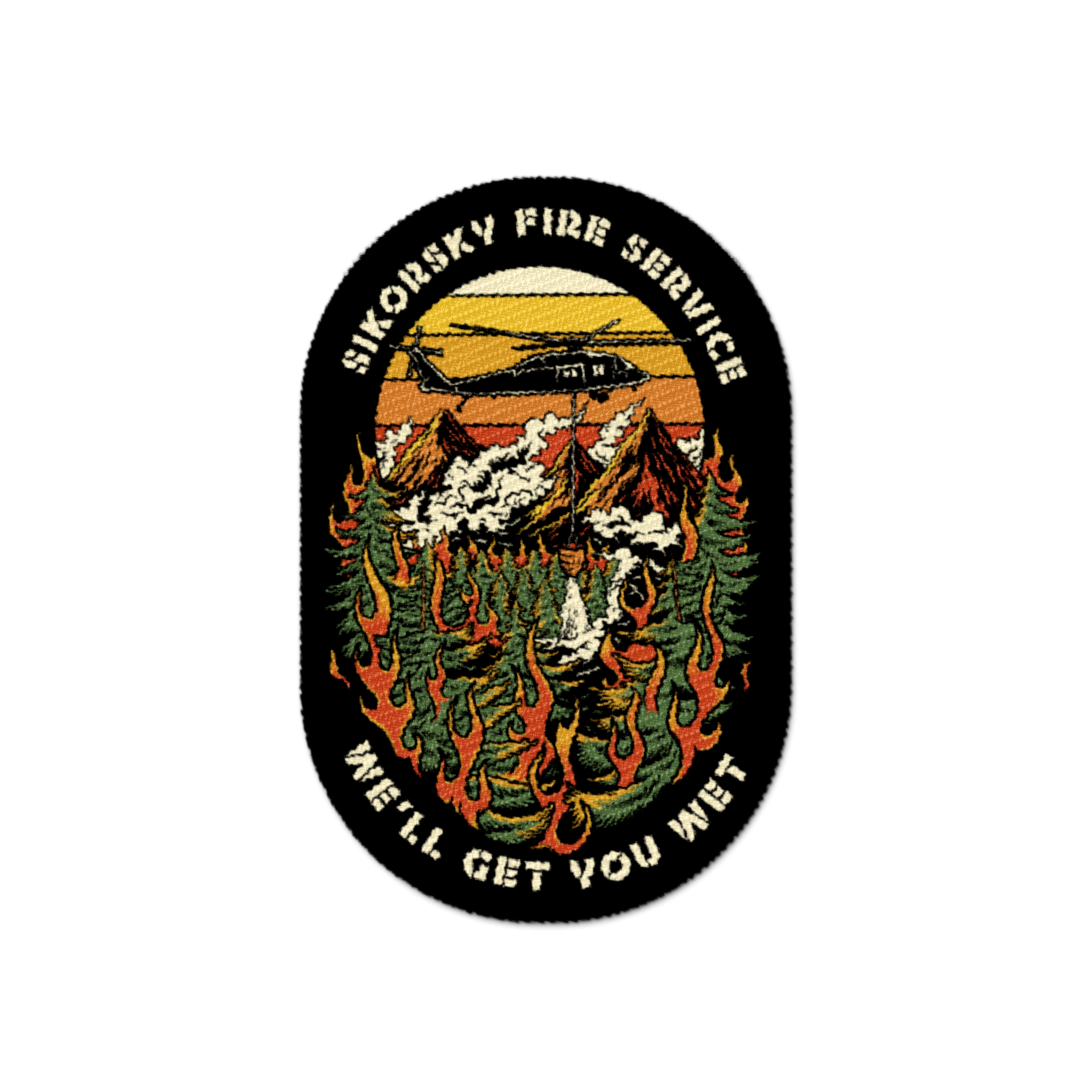 Sikorsky Fire Service Patch