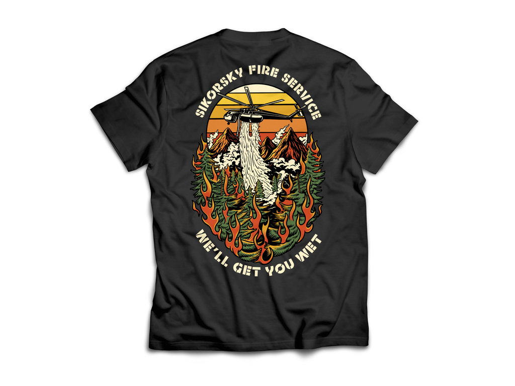 Skycrane Fire Service T-Shirt