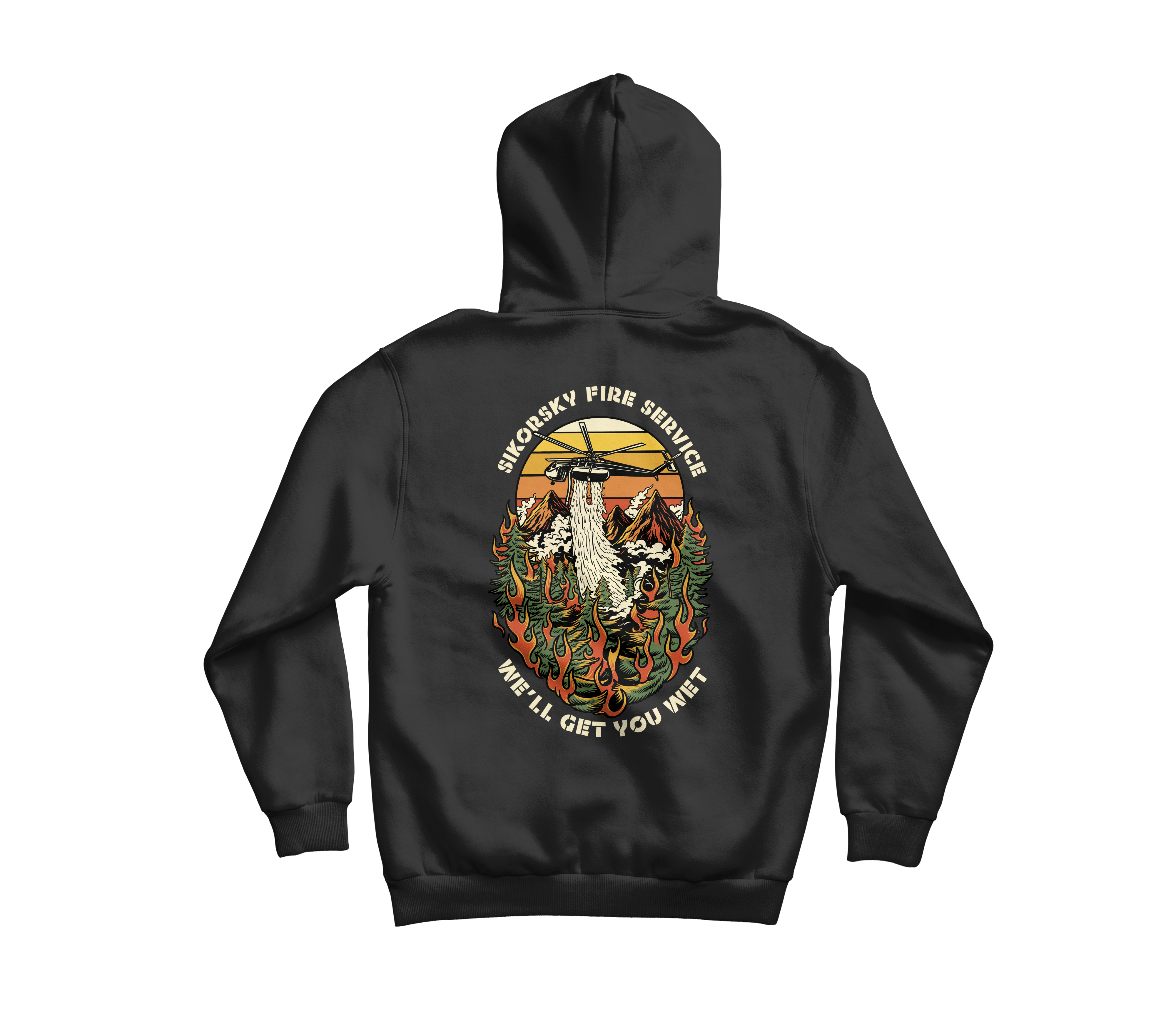 Skycrane Fire Service Hoodie