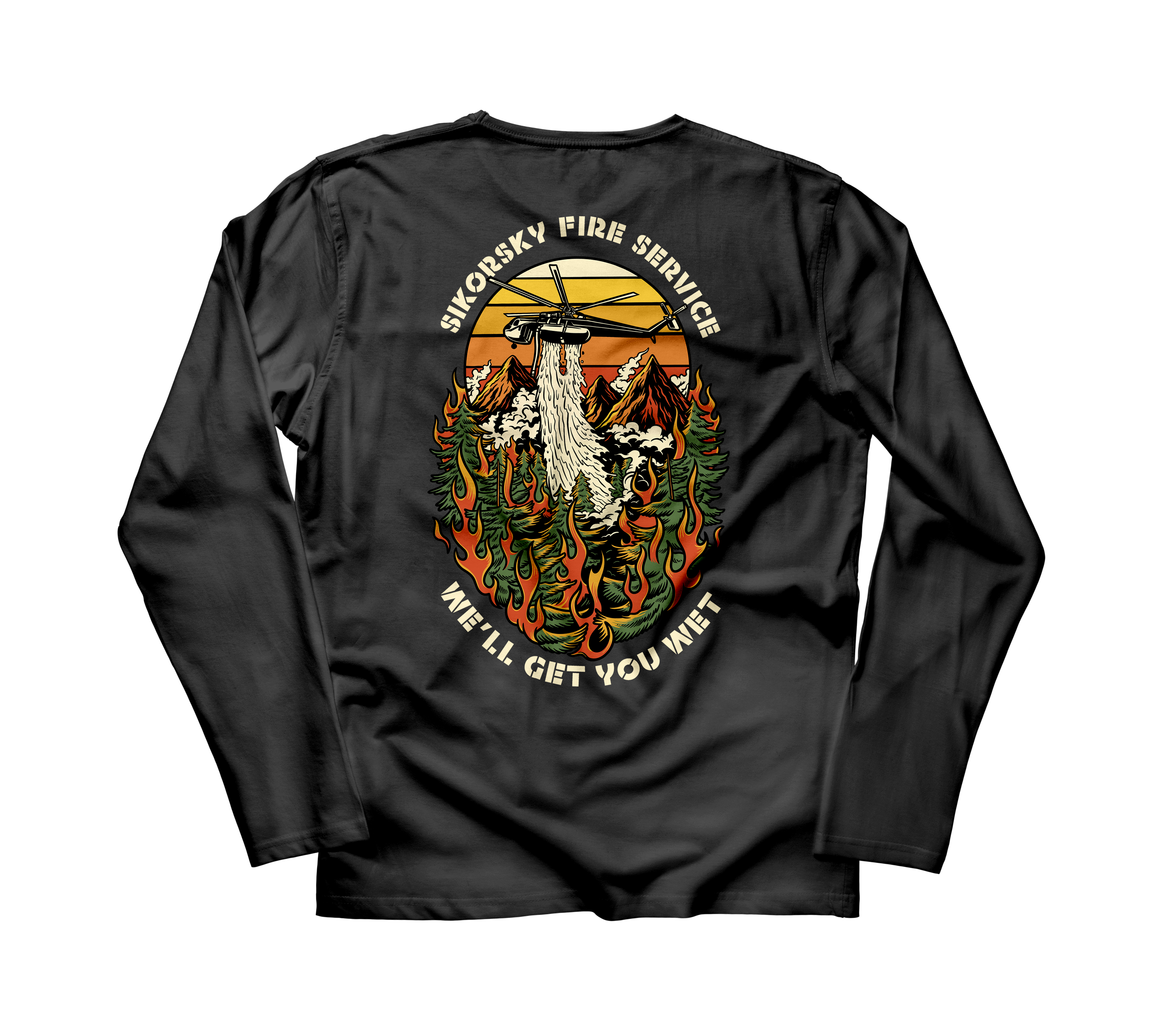 Sky Crane Fire Service Long Sleeve