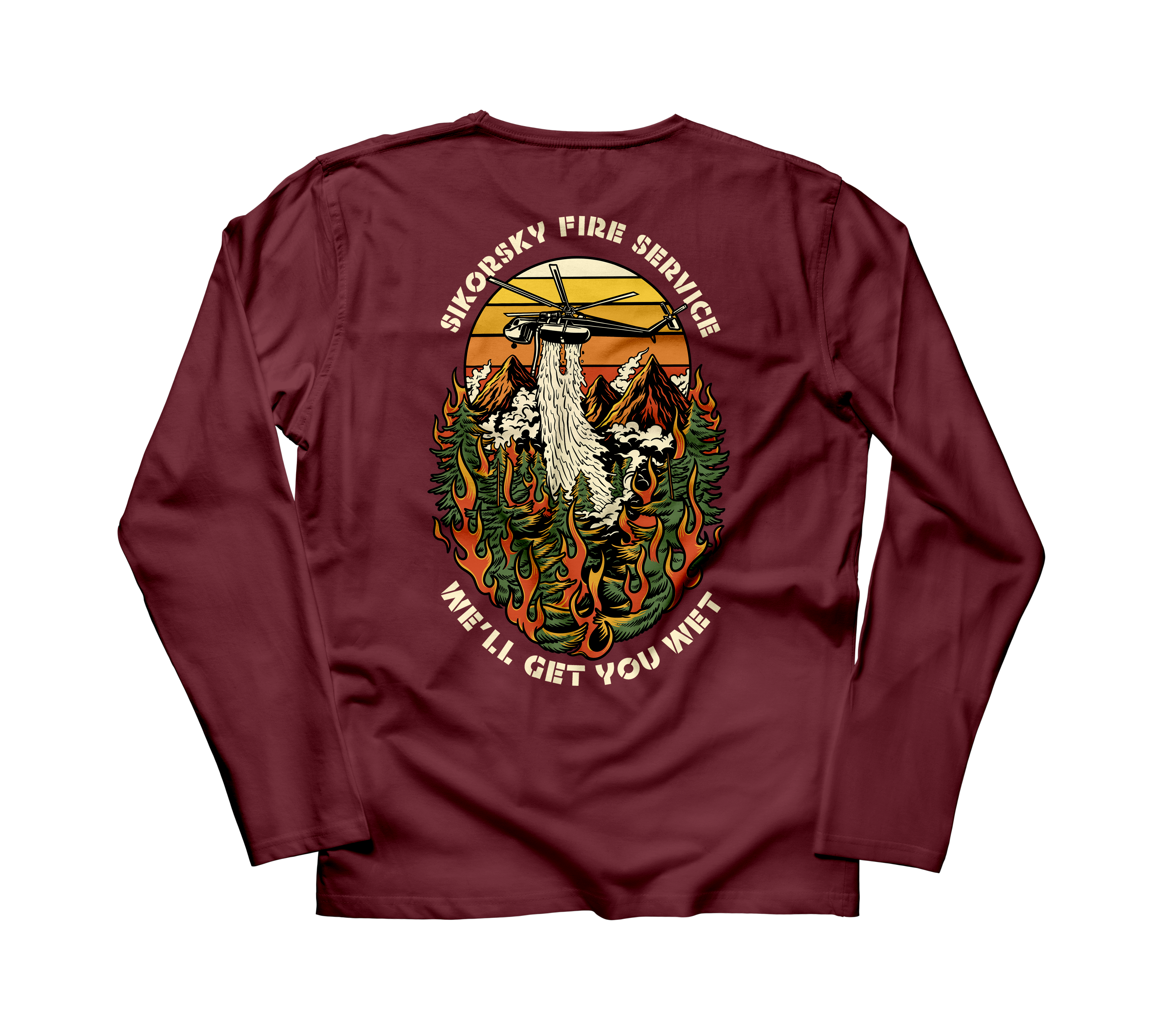 Sky Crane Fire Service Long Sleeve