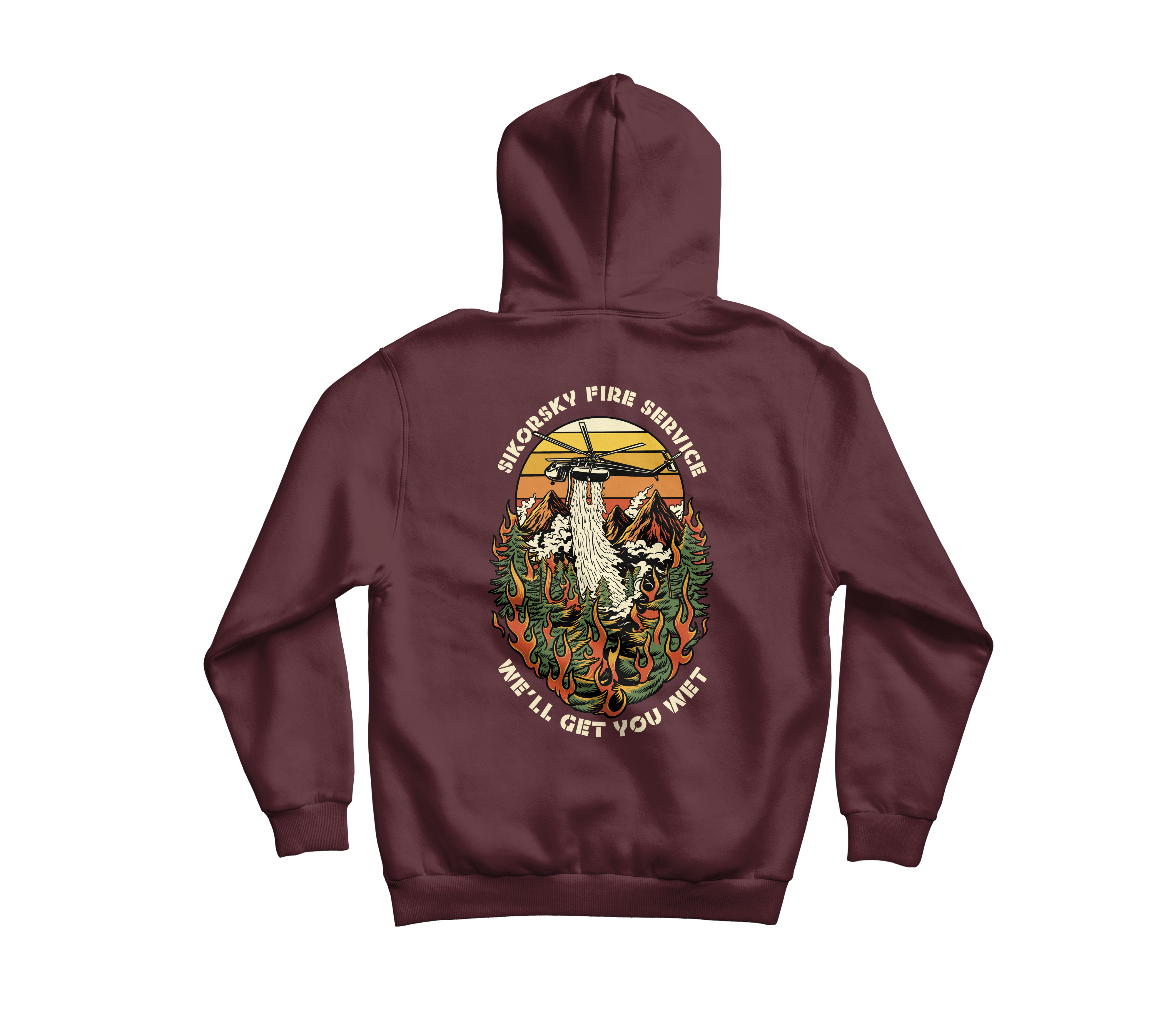 Skycrane Fire Service Hoodie