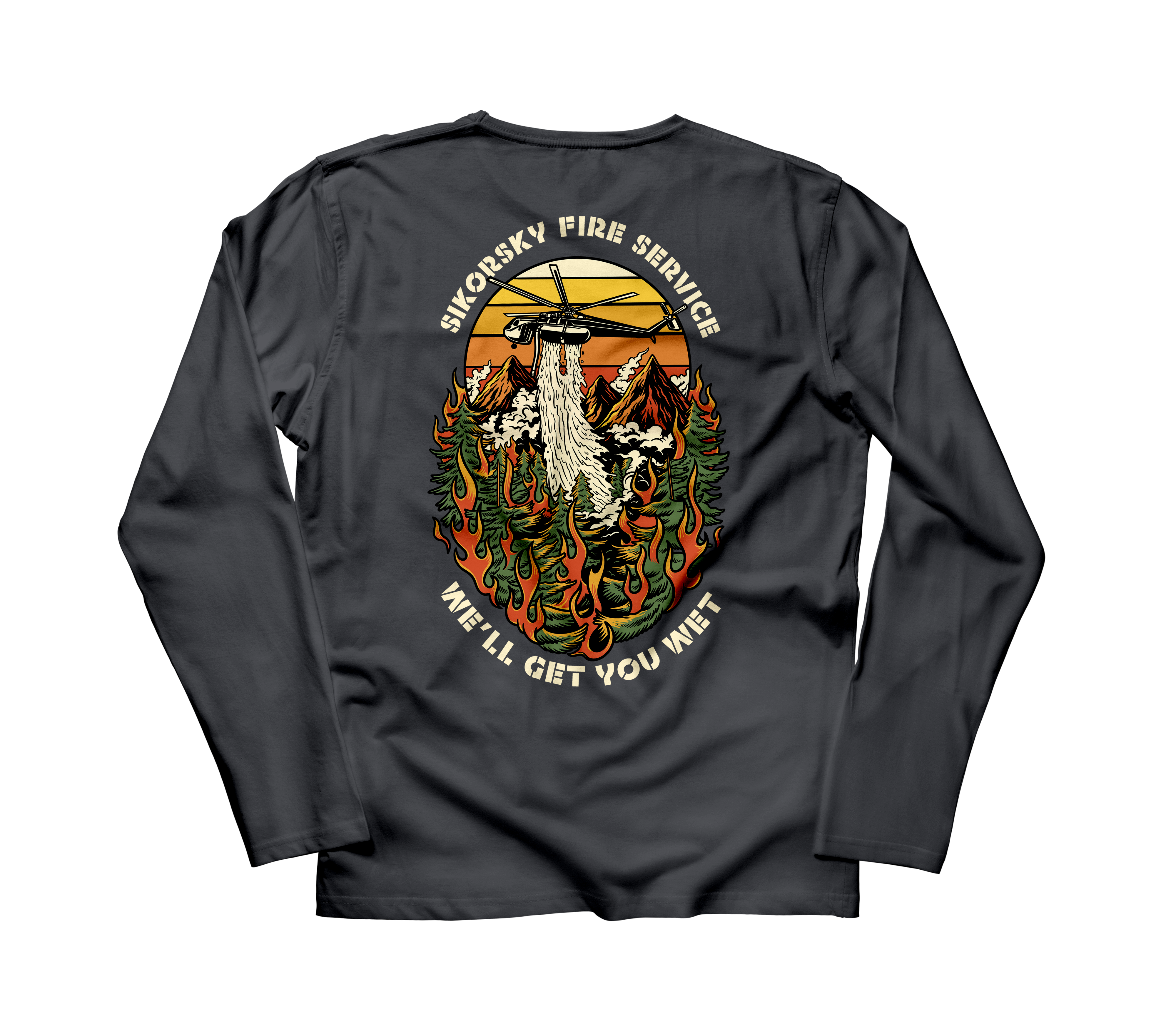 Sky Crane Fire Service Long Sleeve