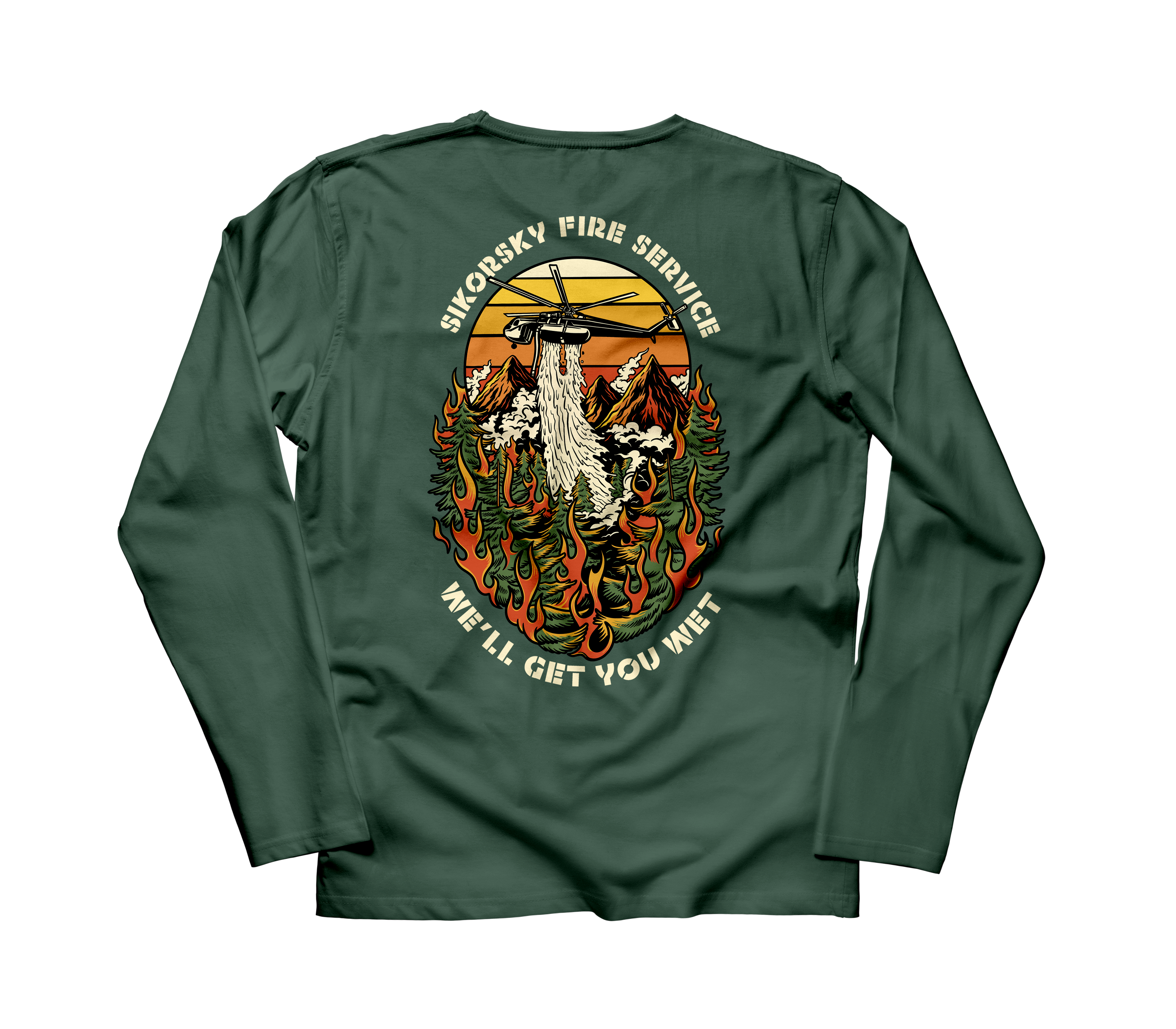 Sky Crane Fire Service Long Sleeve