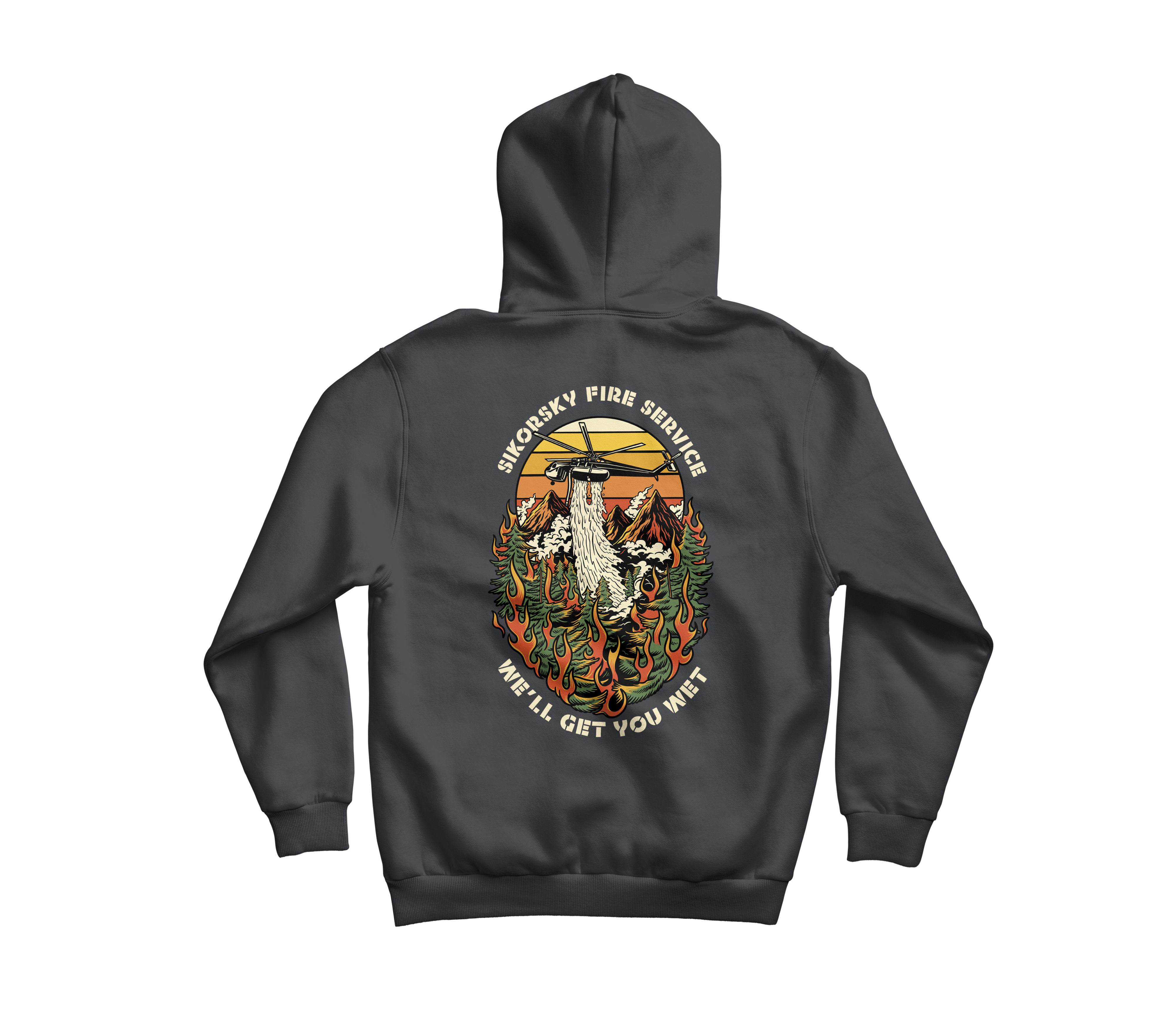 Skycrane Fire Service Hoodie