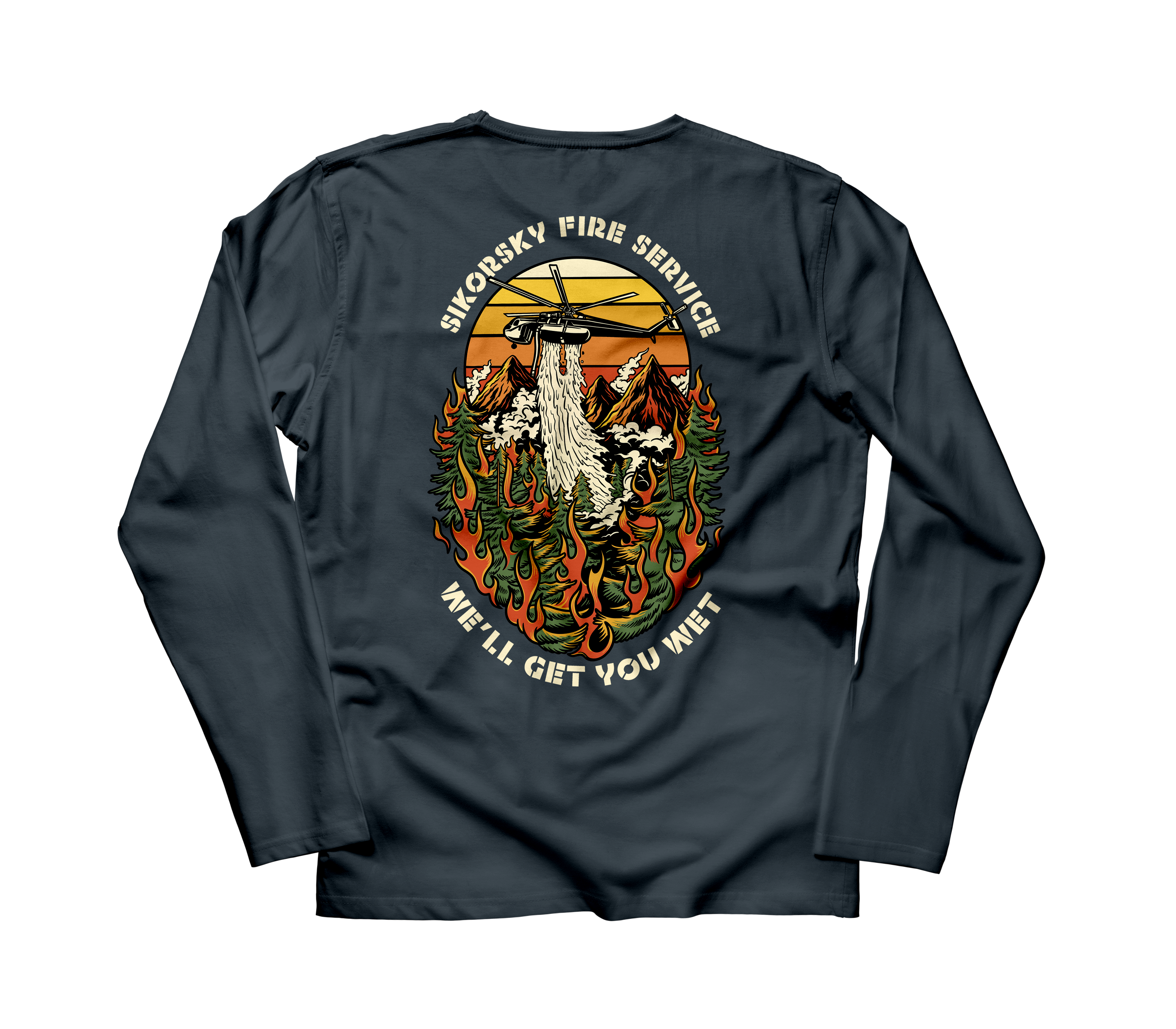 Sky Crane Fire Service Long Sleeve