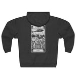 Life Tarot Card Zip Hoodie