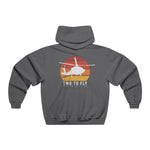 Navy Hawk Sunset Pullover Hoodie