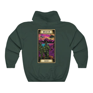 Death Tarot Card Pullover Hoodie