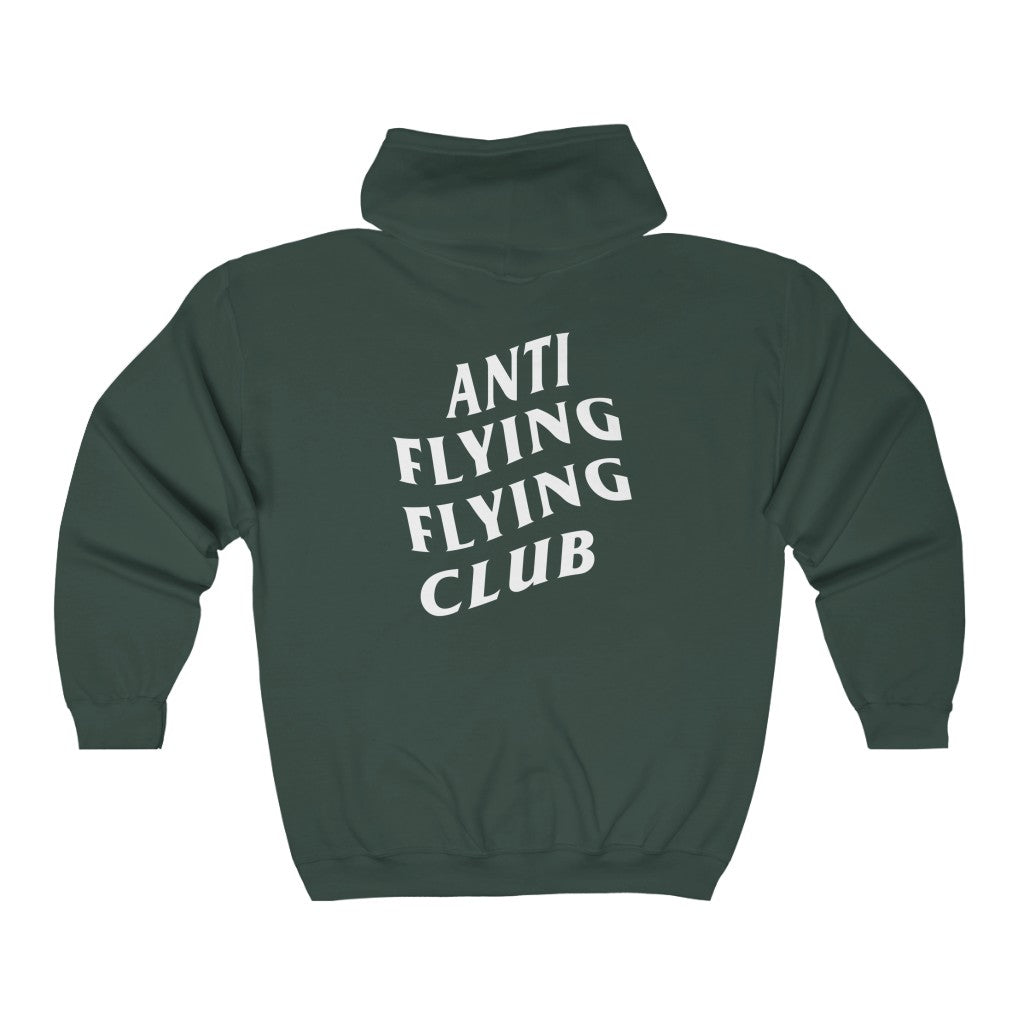 Anti Flying Zip Hooded Sweatshirt