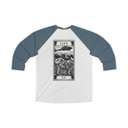 Life Tarot Card 3/4 Raglan Tee