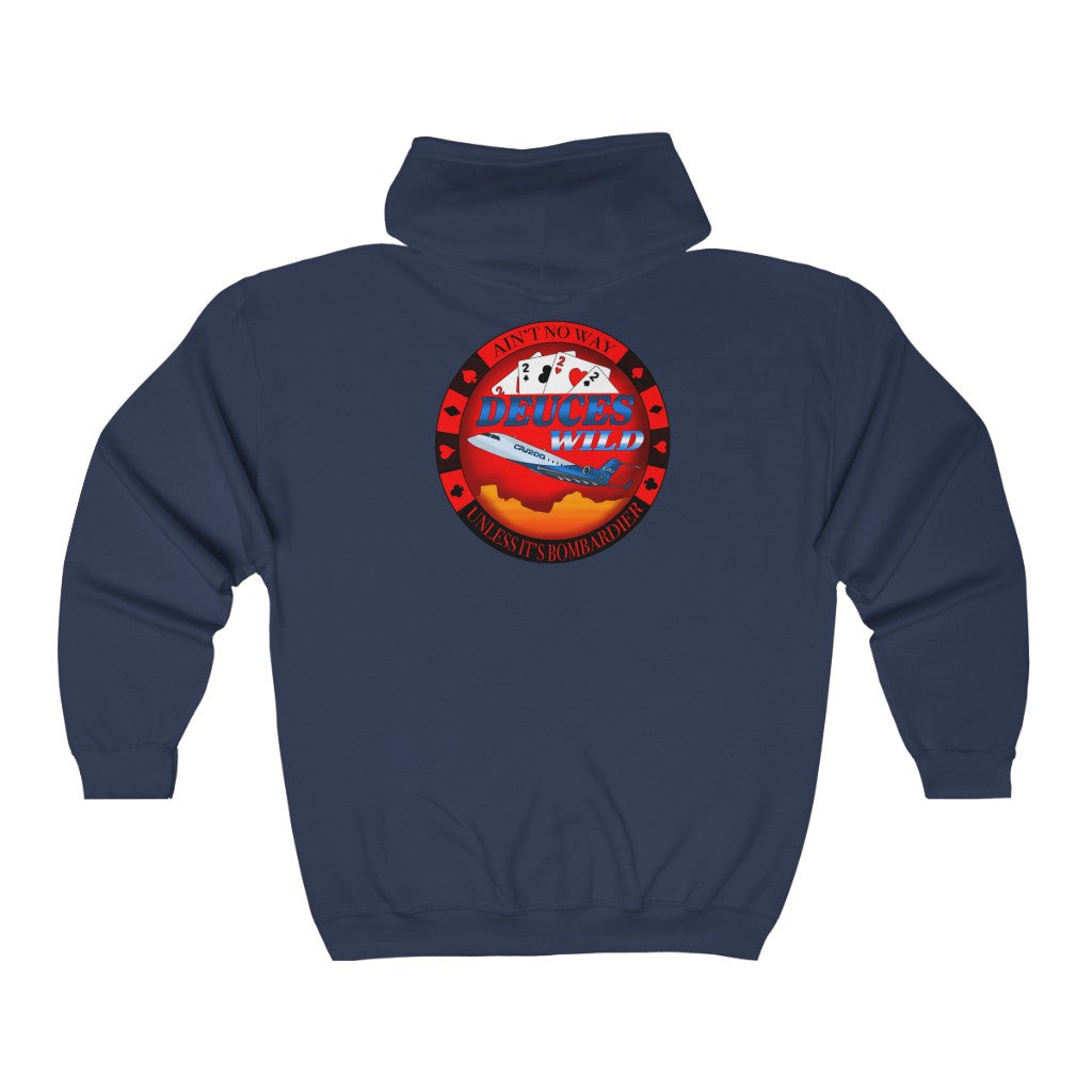 CRJ-200 Deuces Zip Hoodie