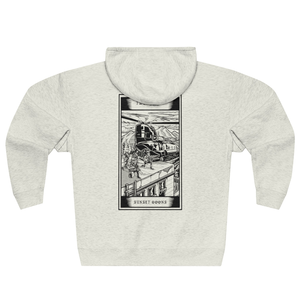 Two Goons Tarot Card Zip Hoodie