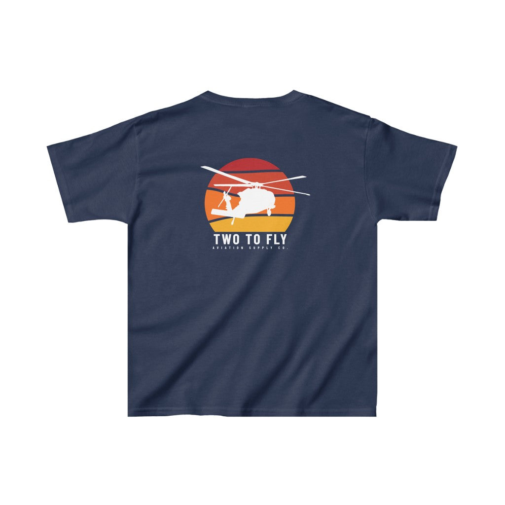 Sunset Hawk Kids T-Shirt