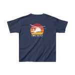 Sunset Hawk Kids T-Shirt