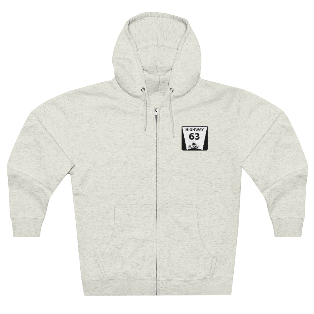 Highway 63 Zip Hoodie