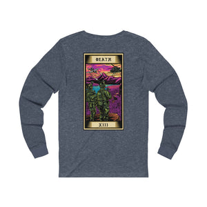 Death Tarot Card Long Sleeve