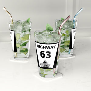 Highway 63 Pint Glass