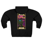 Death Tarot Card Zip Hoodie