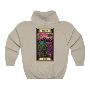 Death Tarot Card Pullover Hoodie