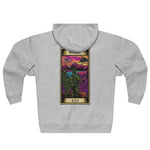 Death Tarot Card Zip Hoodie