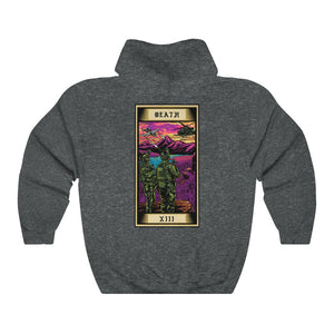 Death Tarot Card Pullover Hoodie