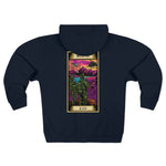 Death Tarot Card Zip Hoodie
