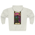 Death Tarot Card Zip Hoodie
