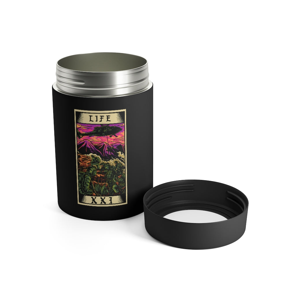 Life Tarot Card Can Cooler