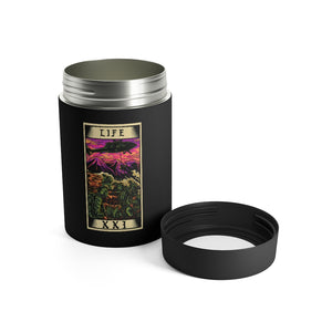 Life Tarot Card Can Cooler