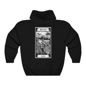 Death Tarot Card Pullover Hooide