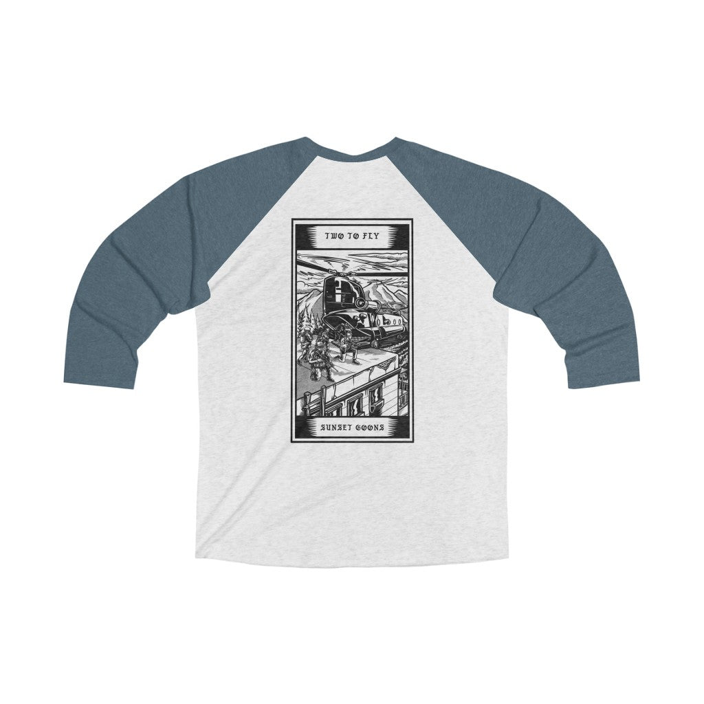 Two Goons Tarot Card 3/4 Raglan Tee
