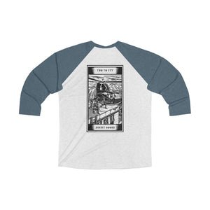 Two Goons Tarot Card 3/4 Raglan Tee