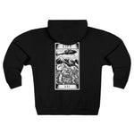 Life Tarot Card Zip Hoodie