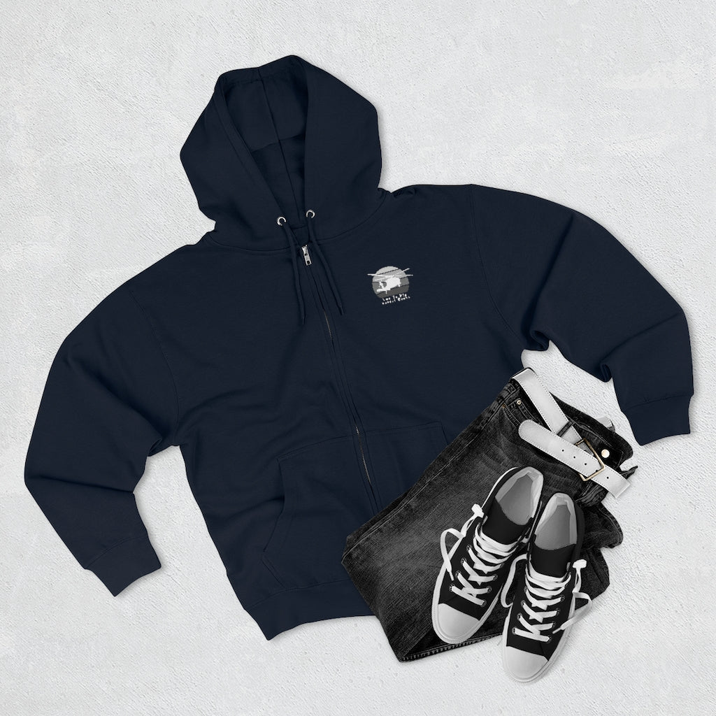 Life Tarot Card Zip Hoodie