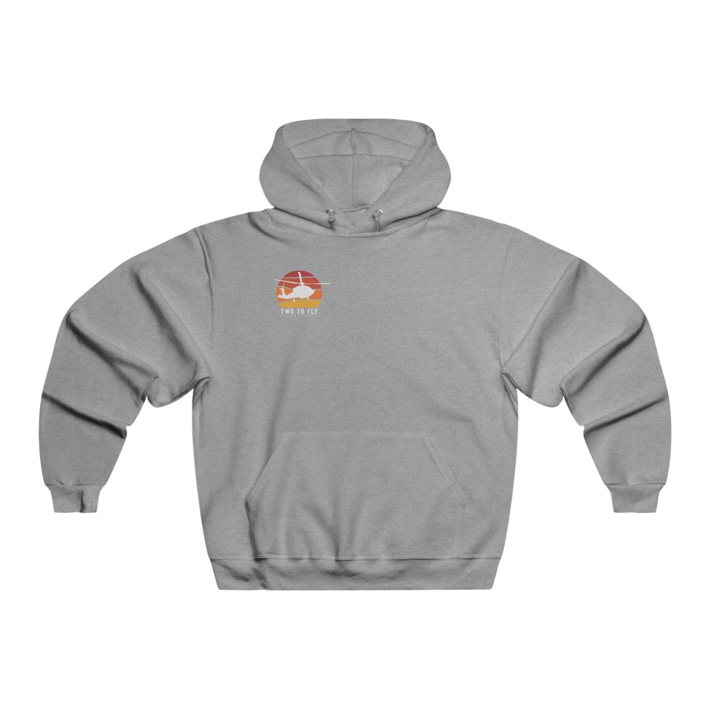 Navy Hawk Sunset Pullover Hoodie