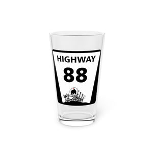 Highway 88 Pint Glass