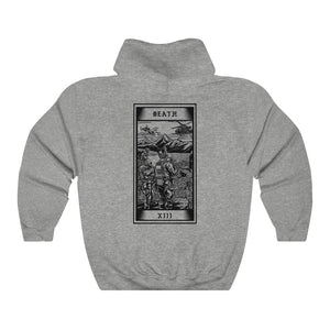 Death Tarot Card Pullover Hooide