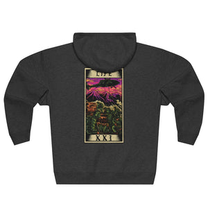 Life Tarot Card Zip Hoodie