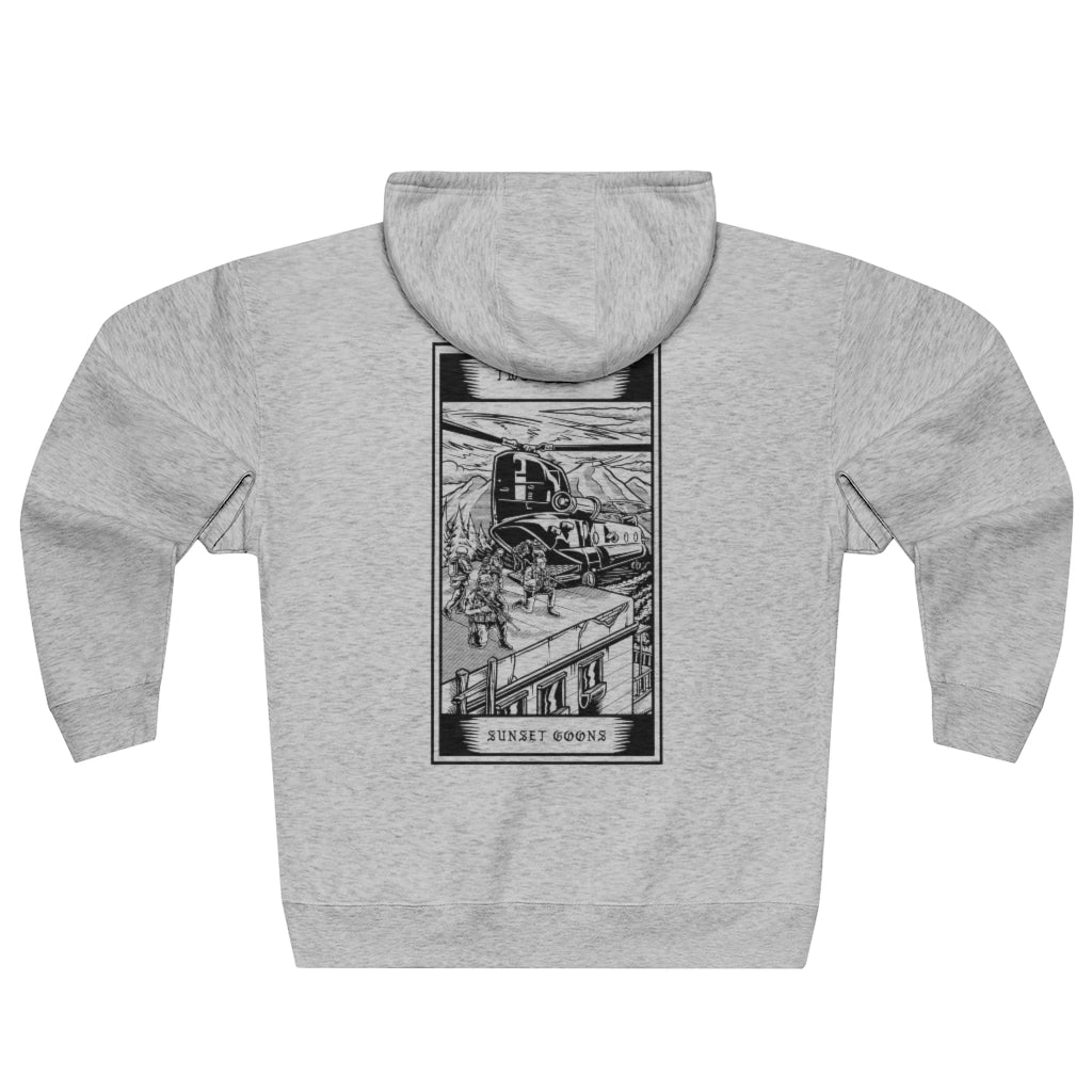 Two Goons Tarot Card Zip Hoodie